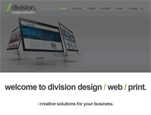 Tablet Screenshot of divisiondesign.co.uk